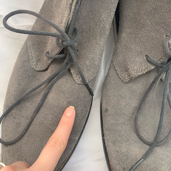 Sperry Top Sider Grey Suede Lace Up Chukka Boots Shoes Mens - Picture 5 of 8